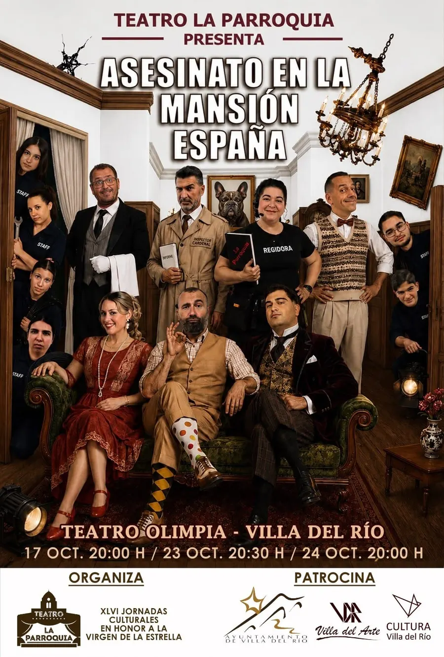 «Asesinato en la Mansión España», del Grupo de Teatro La Parroquia