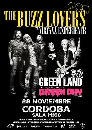 The Buzz Lovers y Green Land, tributo a Nirvana y Green Day