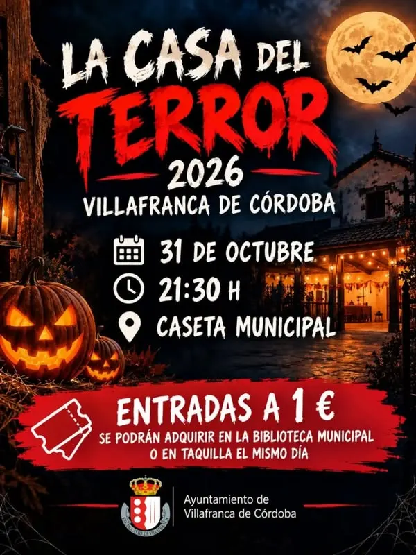 La Casa del Terror 2026 en Villafranca de Córdoba