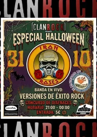 Clan Rock: especial Halloween con Iron Roses