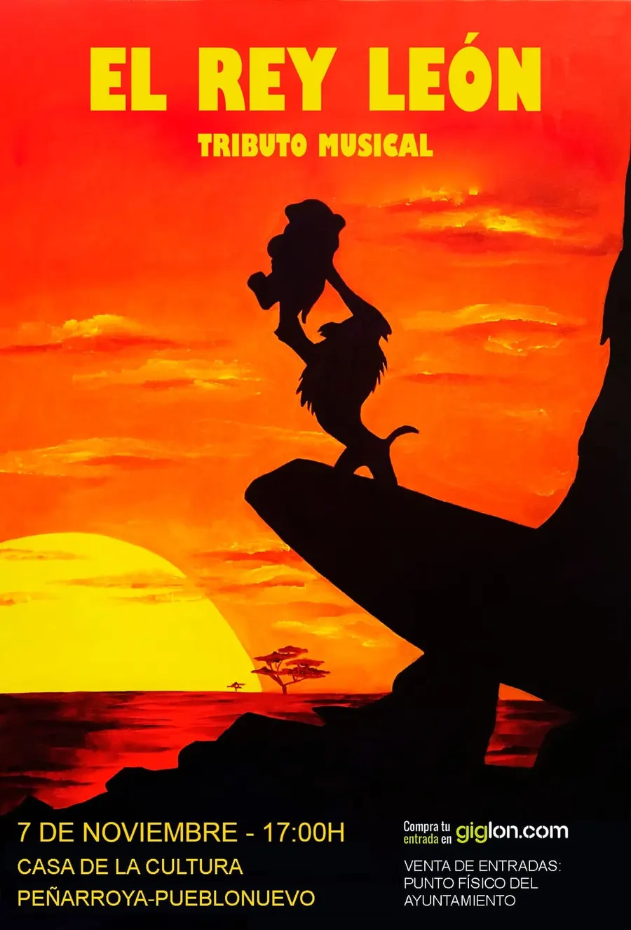 El Rey León, tributo musical (Peñarroya-Pueblonuevo)