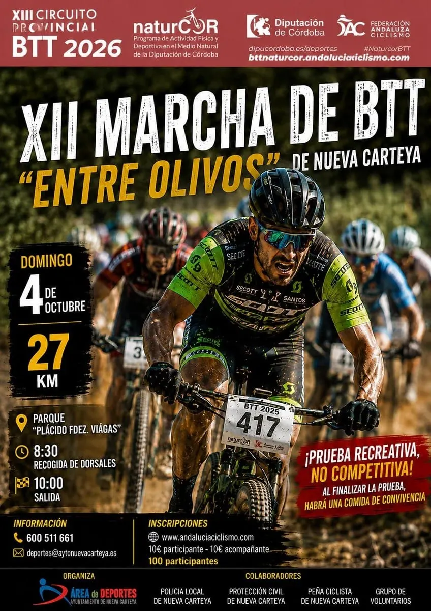 «Entre Olivos», ruta cicloturista de Nueva Carteya