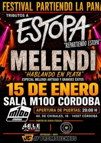 Festival Partiendo la Pana: tributos a Estopa y Melendi