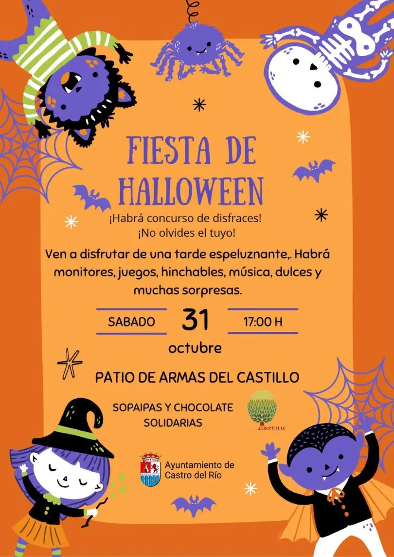 Fiesta de Halloween en el castillo de Castro del Río