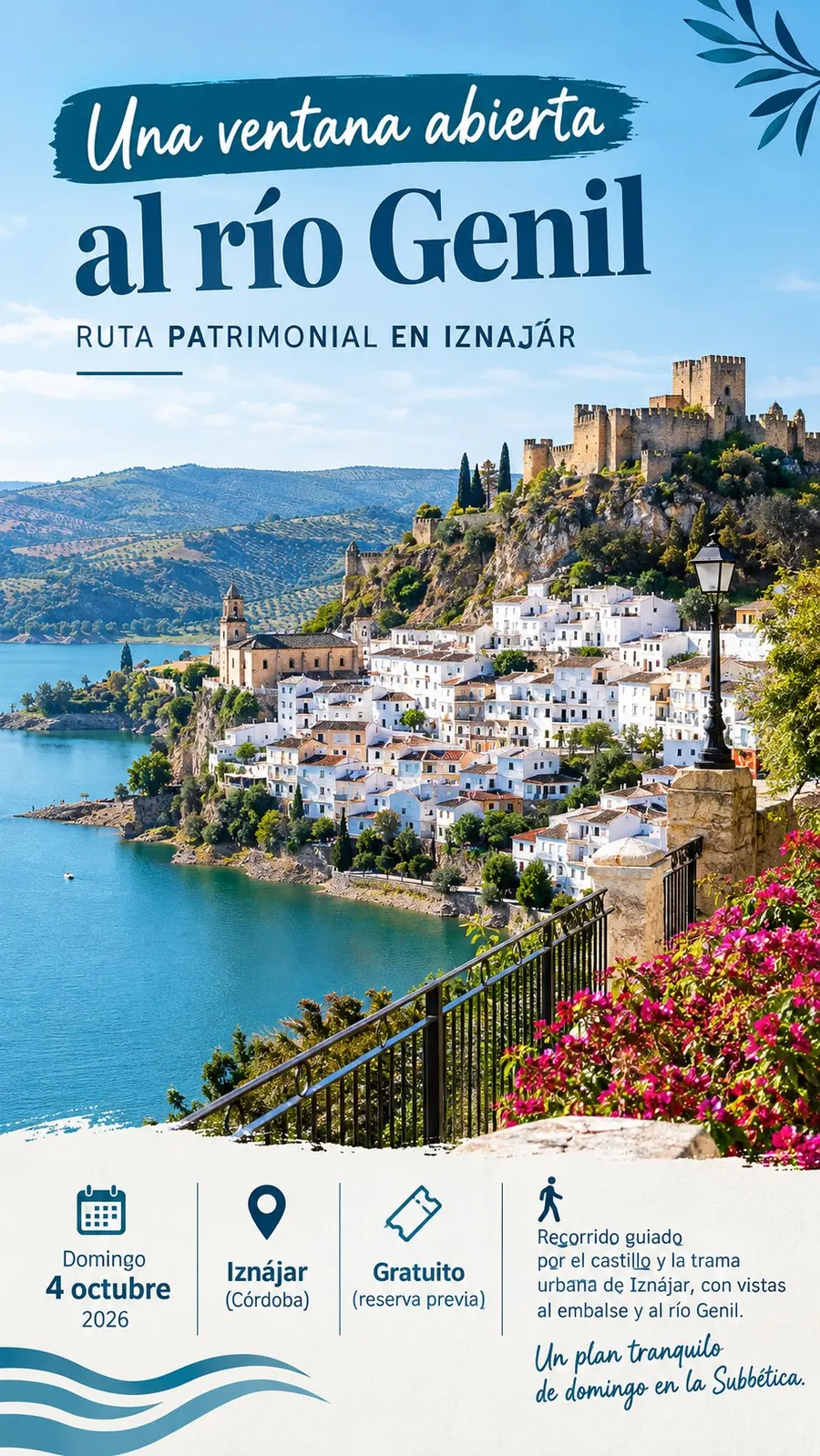 La piedra sobre el horizonte I: ruta patrimonial por Iznájar