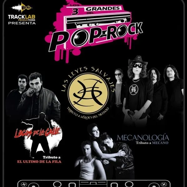 Los tres grandes del pop rock
