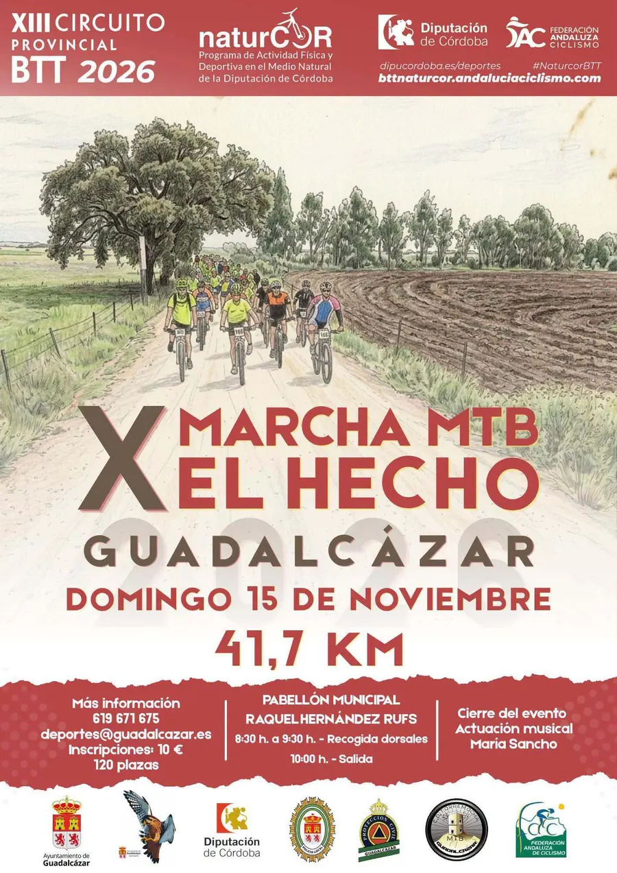 10th El Hecho MTB Ride in Guadalcázar