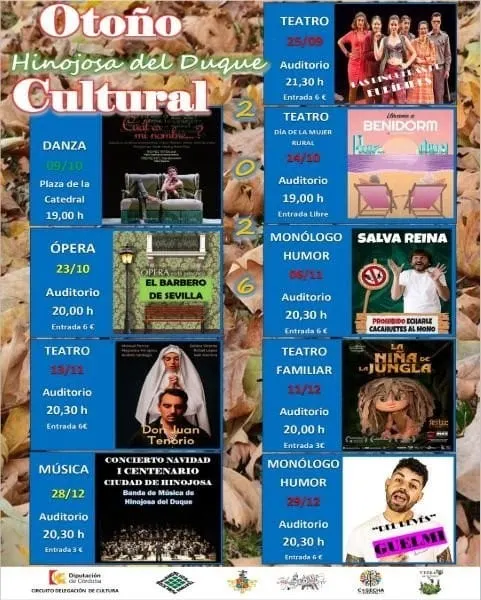 Otoño Cultural de Hinojosa del Duque 2026