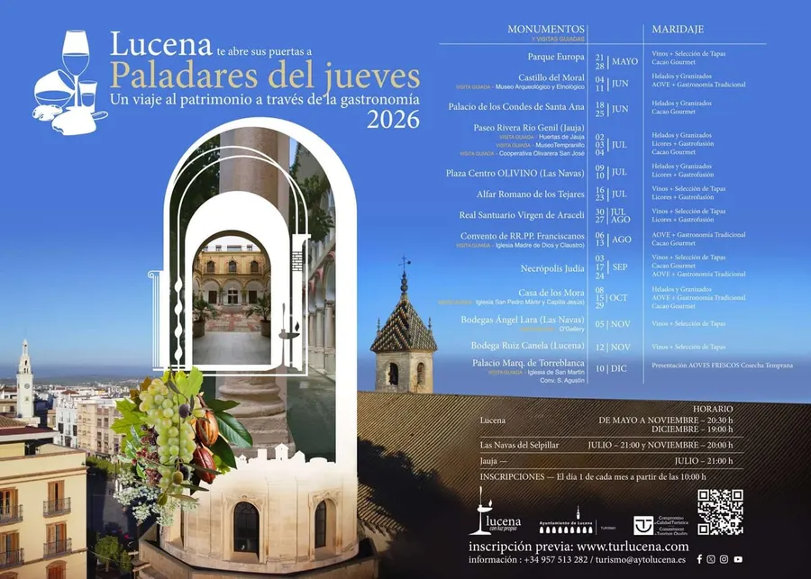 Paladares del Jueves: visitas y maridajes en Lucena