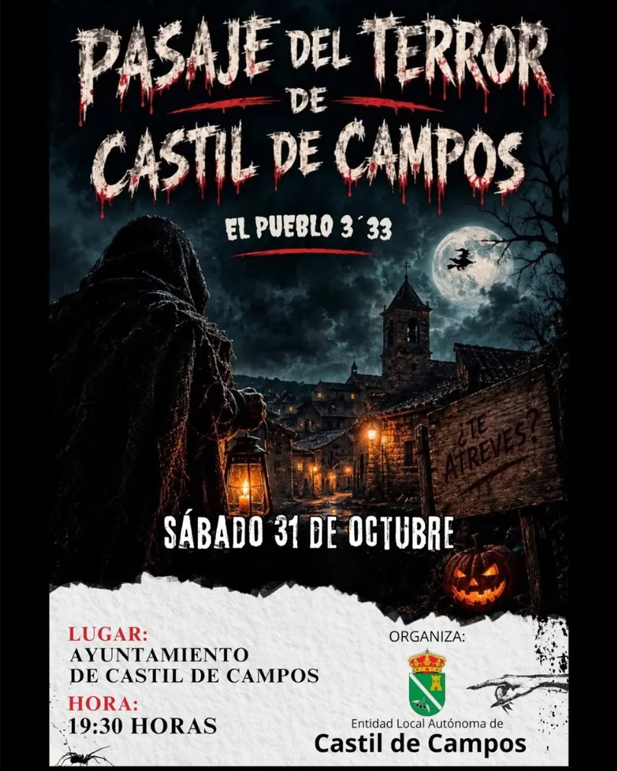 Pasaje del terror de Castil de Campos: El Pueblo 3'33