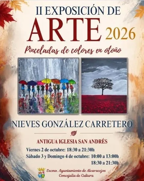 II Exposición de Arte 2026: Pinceladas de colores en otoño