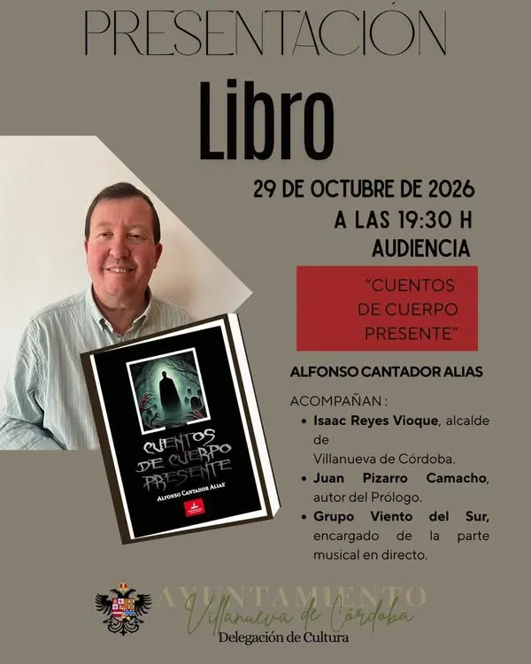 Presentation of «Cuentos de cuerpo presente» by Alfonso Cantador Alias