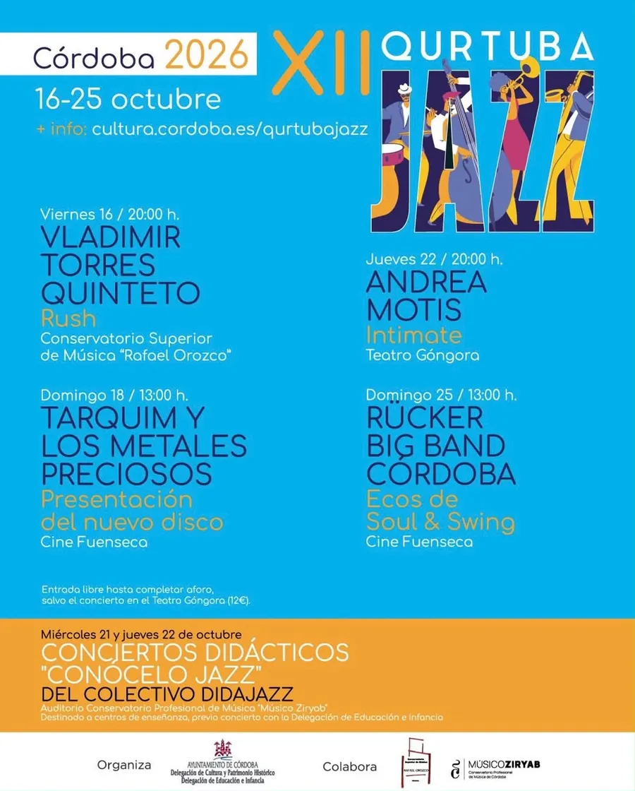 Rücker Big Band Córdoba: «Ecos de Soul & Swing» en Qurtubajazz