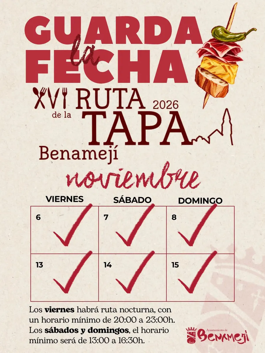 XVI Ruta de la Tapa de Benamejí