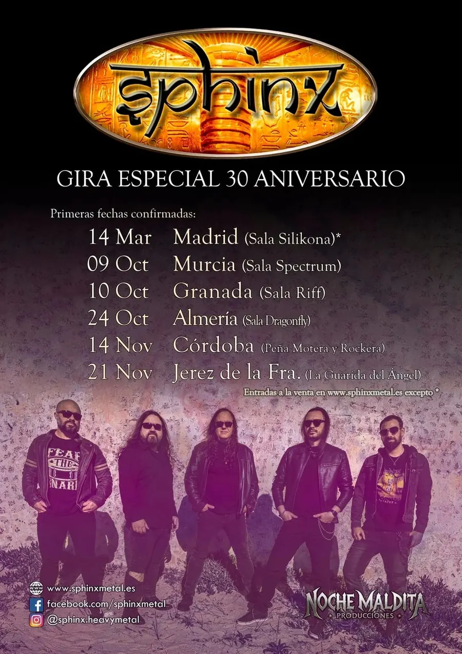 Sphinx: gira especial 30 aniversario