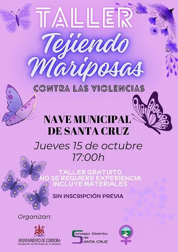 Taller «Tejiendo Mariposas contra las Violencias»