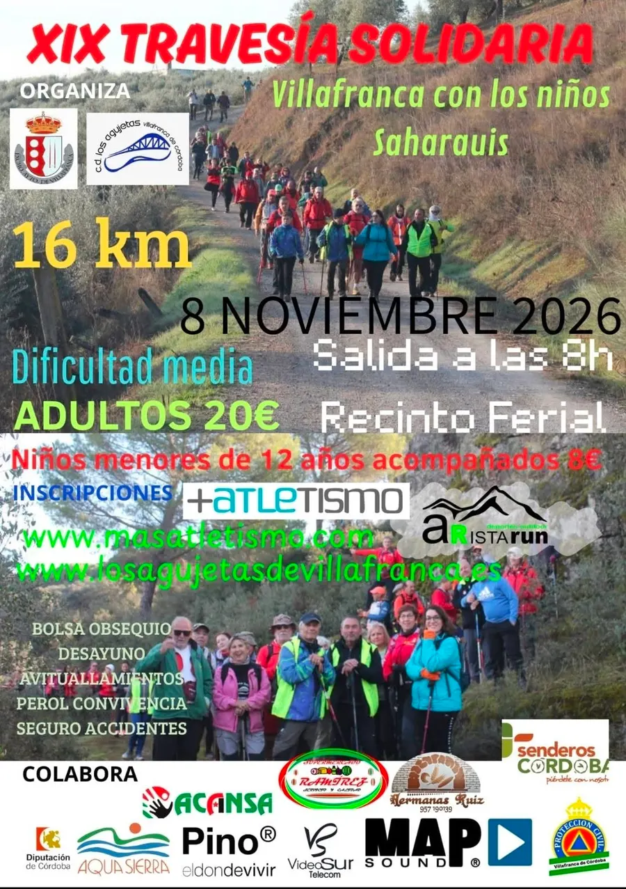 XIX Villafranca Solidarity Trek with Sahrawi Children