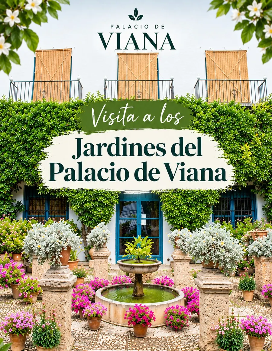 Visita a los patios y el jardín del Palacio de Viana
