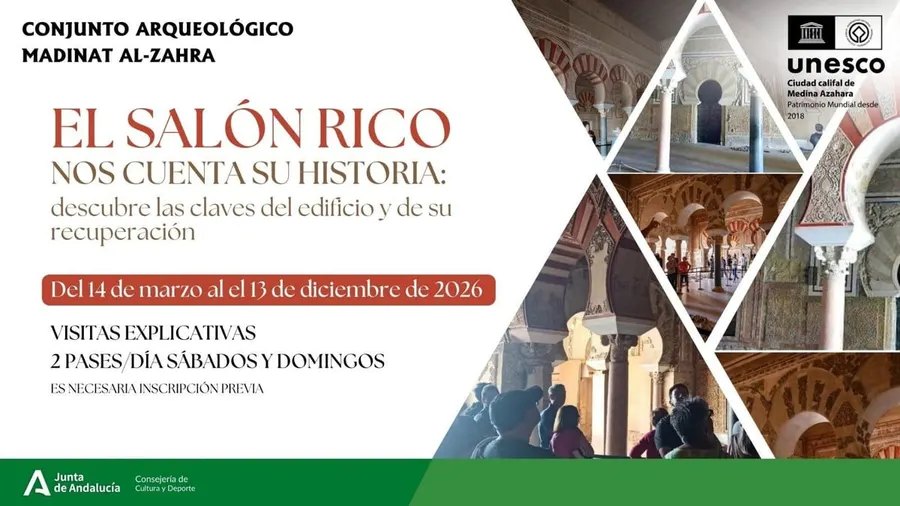 Visitas al Salón Rico de Madinat al-Zahra