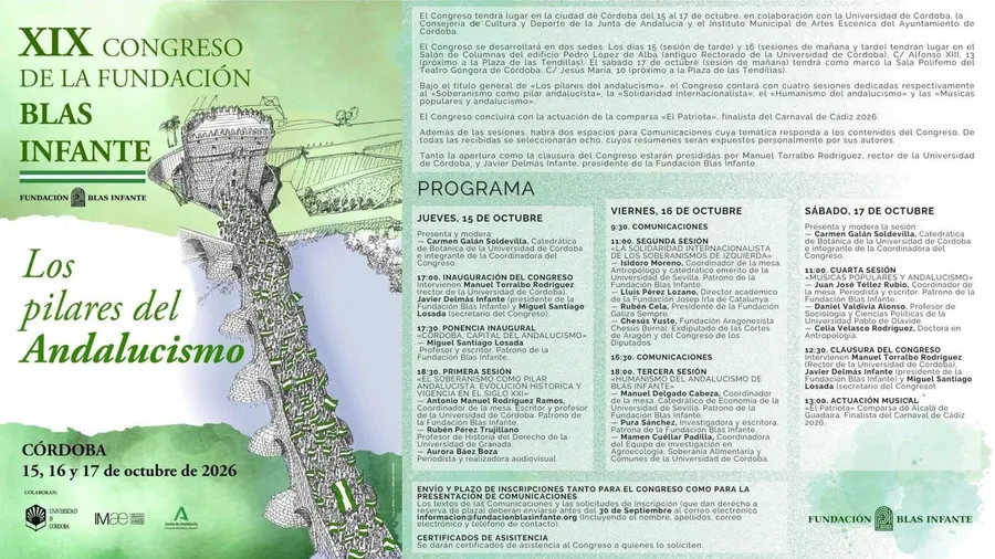XIX Congreso de la Fundación Blas Infante: Los pilares del andalucismo