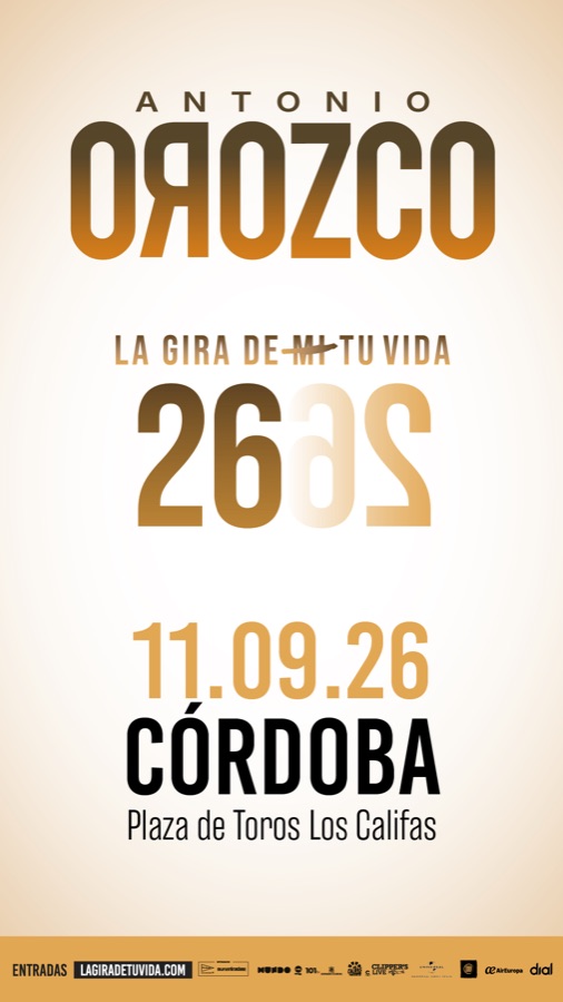 Cartel de Antonio Orozco