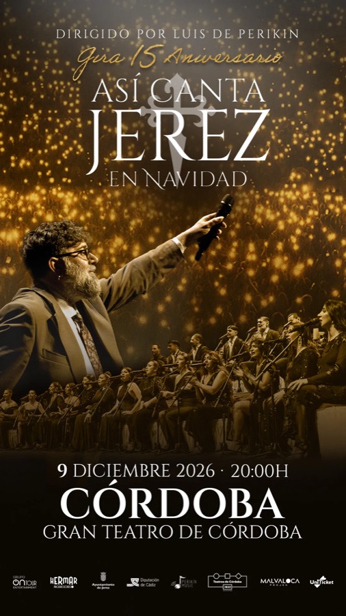 Cartel de Así canta Jerez en Navidad