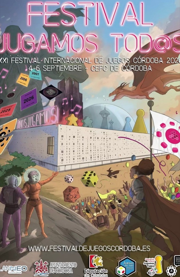 Cartel de Festival Internacional de Juegos Jugamos Todos 2026
