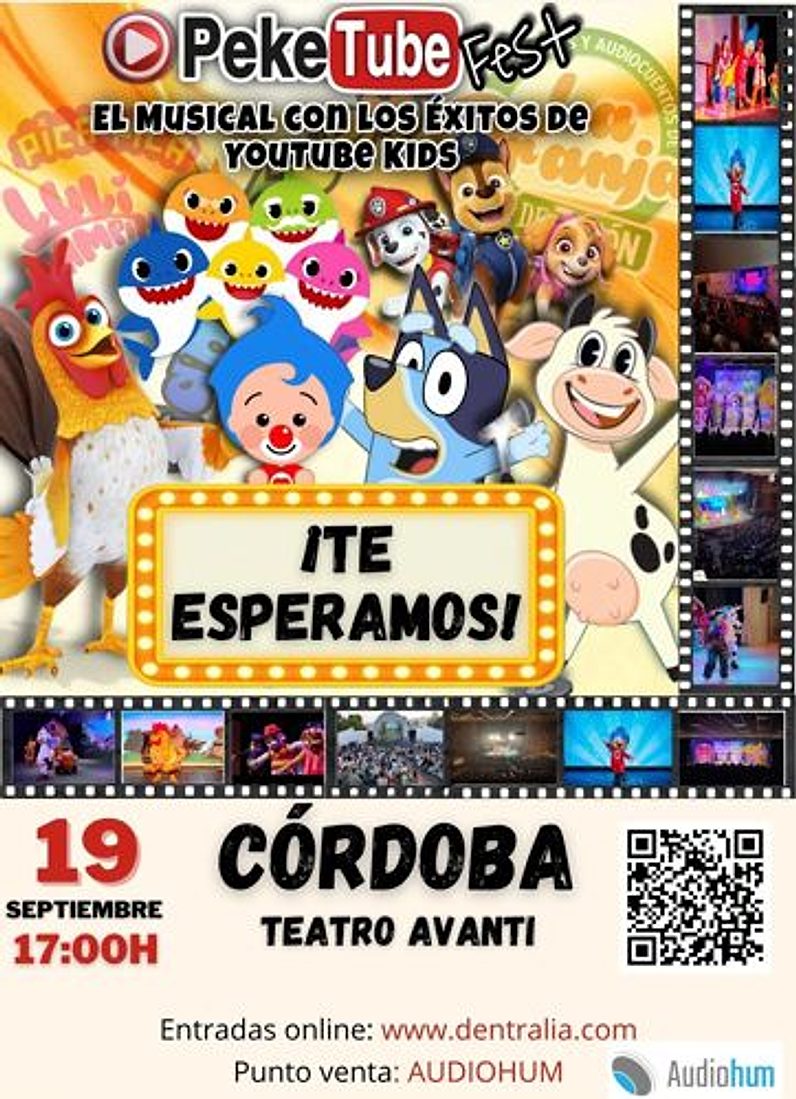 Cartel de PekeTube Fest, el musical