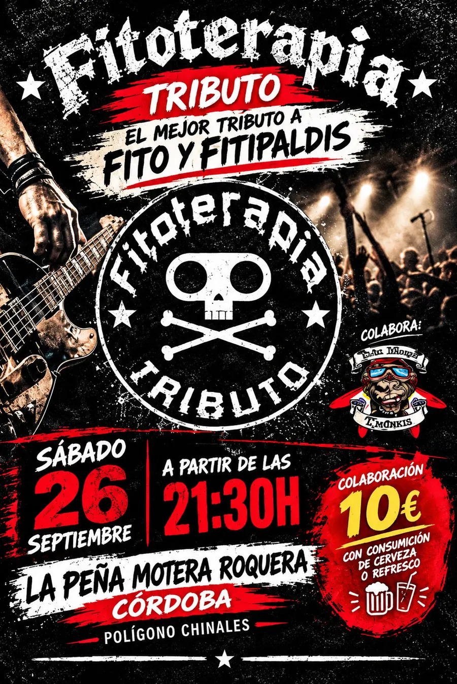 Cartel de Fitoterapia, tributo a Fito y Fitipaldis