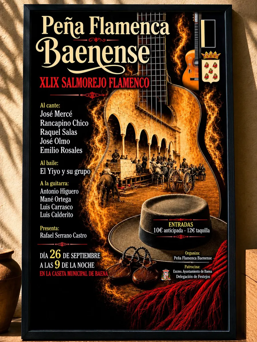 Cartel de XLIX Salmorejo Flamenco de Baena