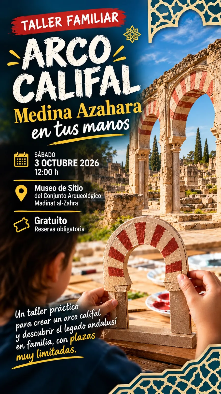Cartel de Arco califal, Medina Azahara en tus manos