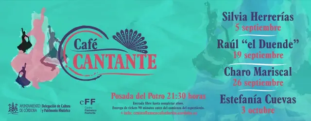 Cartel de Café Cantante 2026